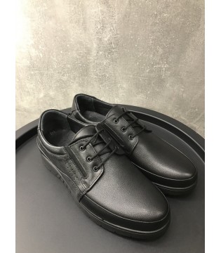 Туфли мужские кожаные черные  871 Man"s 