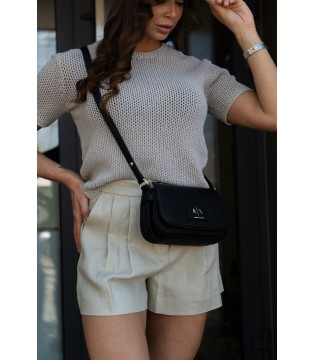 Сумка жіноча крос-боді чорна XW002596 Armani Exchange 5 - Respected-Person