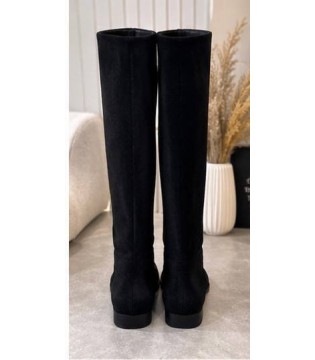 Сапоги женские замшевые черные C-2-1585 Olli Shoes  3 - Respected-Person