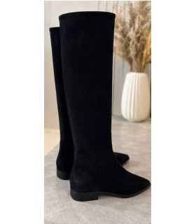 Сапоги женские замшевые черные C-2-1585 Olli Shoes  1 - Respected-Person