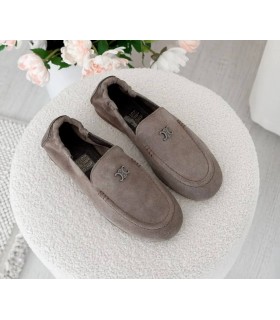 Туфли женские замшевые бежевые T-23-0023 Olli Shoes  - Respected-Person