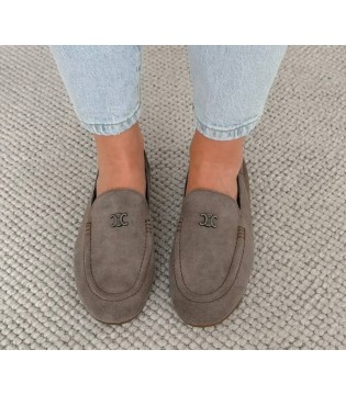 Туфли женские замшевые бежевые T-23-0023 Olli Shoes  1 - Respected-Person