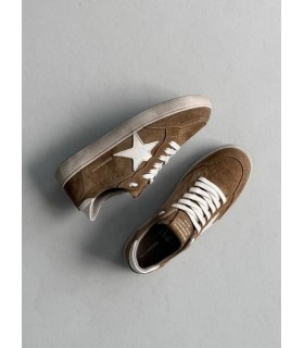 Кеды женские замшевые бежевые K-10a Olli Shoes - Respected-Person