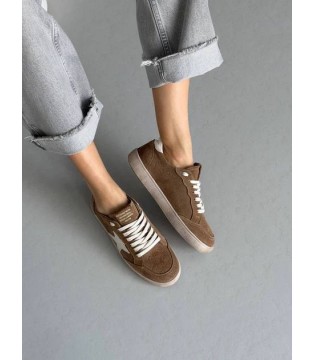 Кеды женские замшевые бежевые K-10a Olli Shoes 2 - Respected-Person