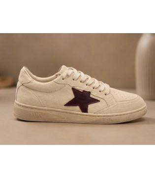 Кеды женские замшевые молочные K-10 Olli Shoes