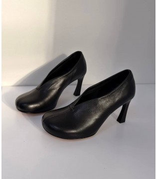 Туфлі жіночі з натуральної шкіри чорні T-4-8087 Olli Shoes Туфлі жіночі з натуральної шкіри чорні T-4-8087 Olli Shoes