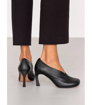 Туфлі жіночі з натуральної шкіри чорні T-4-8087 Olli Shoes 2 - Respected-Person