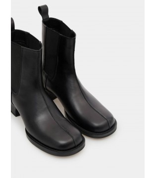 Ботинки женские кожаные черные Б-1-ОСЛО Olli Shoes 1 - Respected-Person