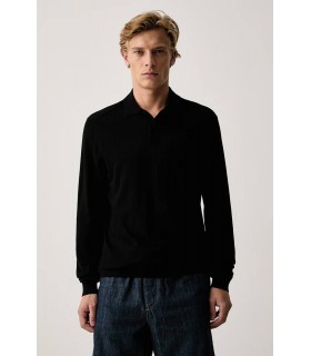 Поло мужское трикотажное черное XM003569 Armani Exchange - Respected-Person
