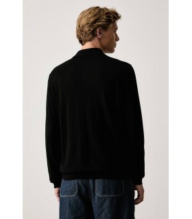 Поло мужское трикотажное черное XM003569 Armani Exchange 1 - Respected-Person