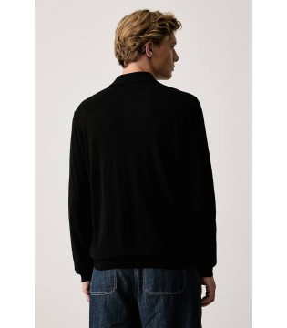 Поло мужское трикотажное черное XM003569 Armani Exchange 1 - Respected-Person