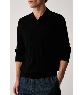 Поло мужское трикотажное черное XM003569 Armani Exchange 2 - Respected-Person