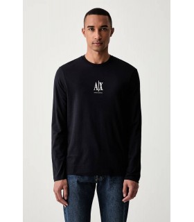 Лонгслив мужской черный XM000364 Armani Exchange  - Respected-Person