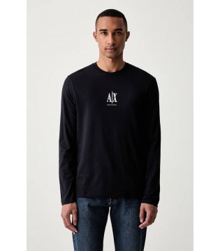 Лонгслив мужской черный XM000364 Armani Exchange 