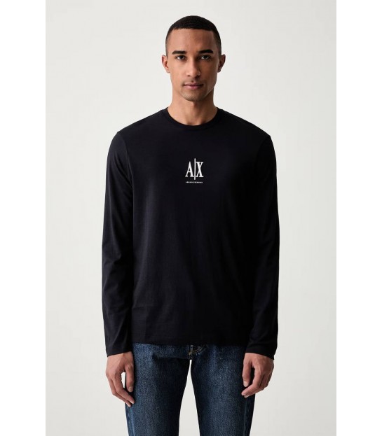 Лонгслив мужской черный XM000364 Armani Exchange  - Respected-Person