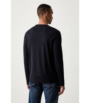 Лонгслив мужской черный XM000364 Armani Exchange  1 - Respected-Person