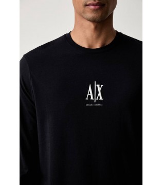 Лонгслив мужской черный XM000364 Armani Exchange  2 - Respected-Person