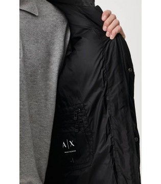 Чоловічий чорний пуховик XM003316 Armani Exchange 4 - Respected-Person