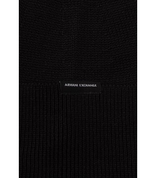 Шапка мужская шерстеная манжет черная XM001534 Armani Exchange 2 - Respected-Person