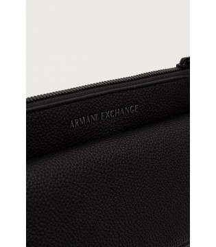 Сумка мужская с карманом черная XM003308 Armani Exchange 3 - Respected-Person
