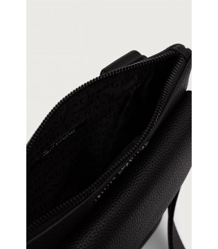 Сумка мужская с карманом черная XM003308 Armani Exchange 4 - Respected-Person