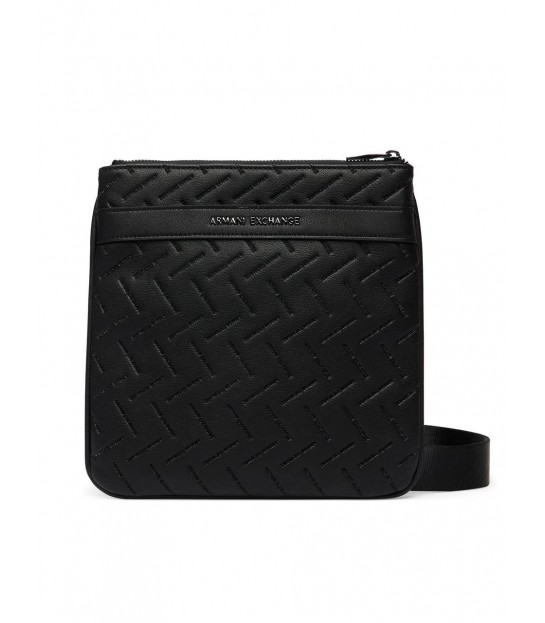 Сумка мужская в тисненое лого черная XM002597 Armani Exchange - Respected-Person