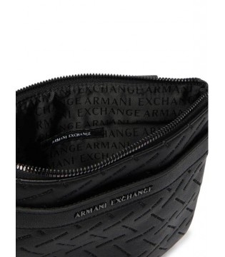 Сумка мужская в тисненое лого черная XM002597 Armani Exchange 3 - Respected-Person