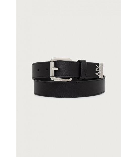 Ремень женский кожаный черный XW003075 Armani Exchange  - Respected-Person