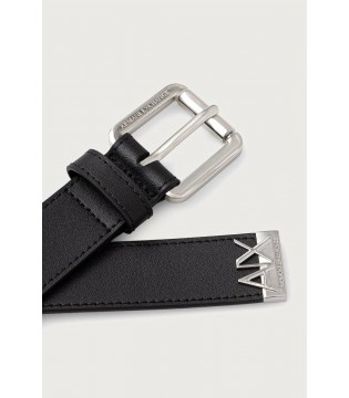 Ремень женский кожаный черный XW003075 Armani Exchange  1 - Respected-Person