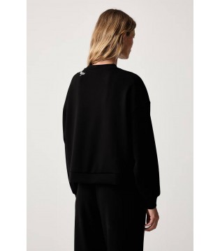 Костюм женский вискозный черный XW002853 Armani Exchange  3 - Respected-Person