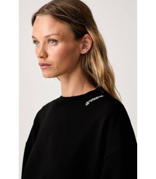 Костюм женский вискозный черный XW002853 Armani Exchange  4 - Respected-Person