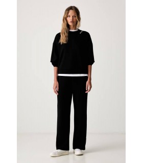 Костюм женский вискозный черный XW002853 Armani Exchange  - Respected-Person
