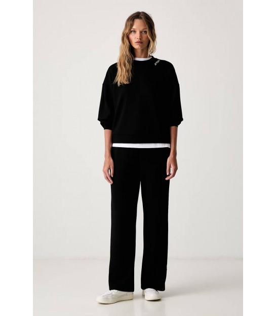 Костюм женский вискозный черный XW002853 Armani Exchange  - Respected-Person