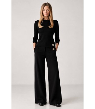 Костюм трикотажний жіночий чорний XW002881 Armani Exchange