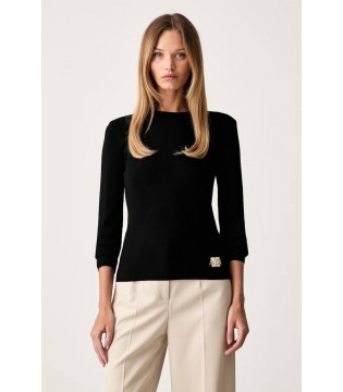 Костюм трикотажний жіночий чорний XW002881 Armani Exchange 1 - Respected-Person