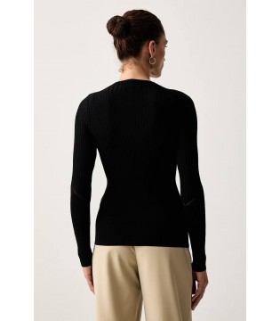 Свитер женский вискозный черный  XW002627 Armani Exchange  1 - Respected-Person