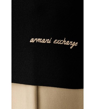 Свитер женский вискозный черный  XW002627 Armani Exchange  3 - Respected-Person