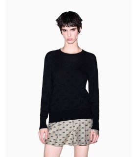 Свитер женский трикотажный черный XW002875a Armani Exchange  1 - Respected-Person