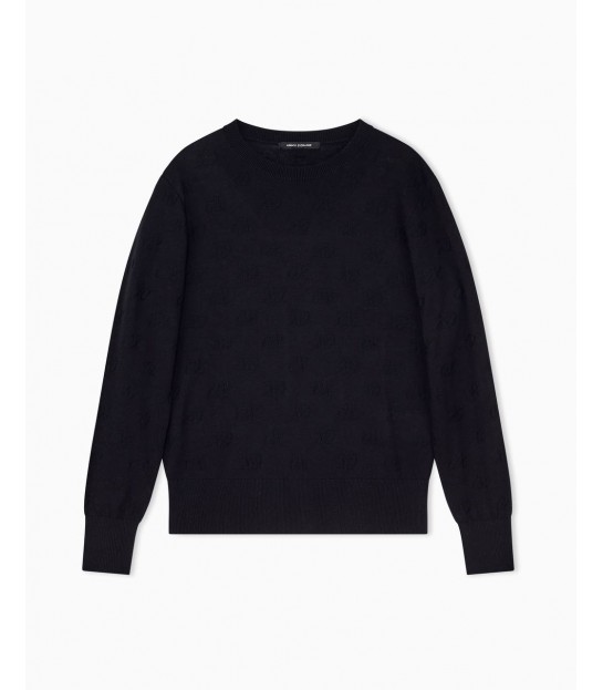 Свитер женский трикотажный черный XW002875a Armani Exchange  - Respected-Person