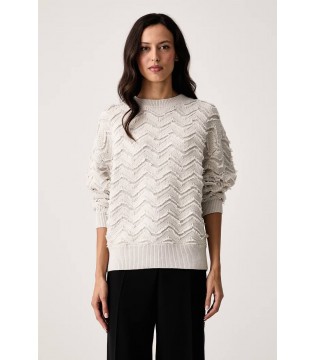 Свитер женский вискозный светло-серый XW002888 Armani Exchange 