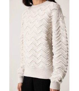 Свитер женский вискозный светло-серый XW002888 Armani Exchange  1 - Respected-Person