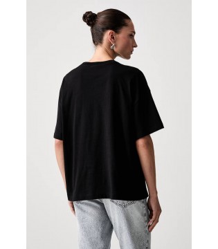 Футболка женская черная XW002766a Armani Exchange  1 - Respected-Person