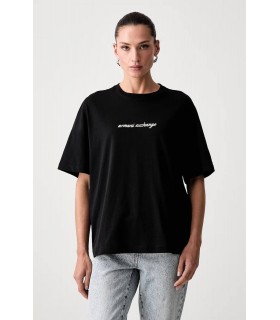 Футболка женская черная XW002766a Armani Exchange  - Respected-Person