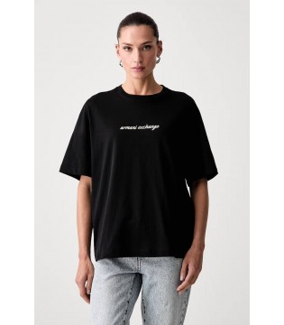 Футболка женская черная XW002766a Armani Exchange 