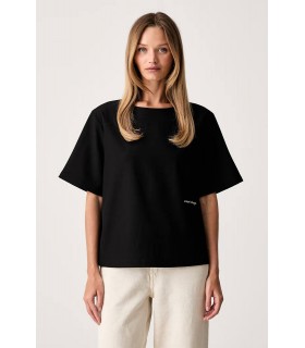 Блуза женская черная XW003137a Armani Exchange  - Respected-Person