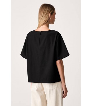Блуза женская черная XW003137a Armani Exchange  1 - Respected-Person