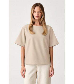 Блуза женская бежевая XW003137 Armani Exchange