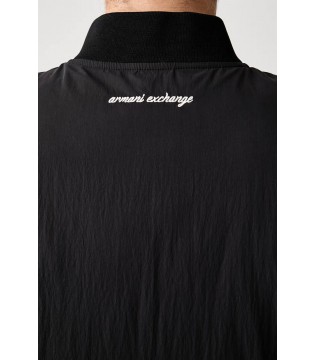 Бомбер жіночий чорний XW002431 Armani Exchange 4 - Respected-Person