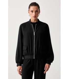 Женска куртка-бомбер черная  XW002906 Armani Exchange - Respected-Person