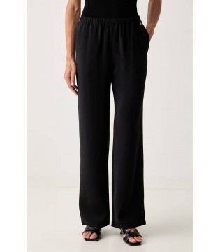 Штани жіночі палаццо чорні XW002909 Armani Exchange
